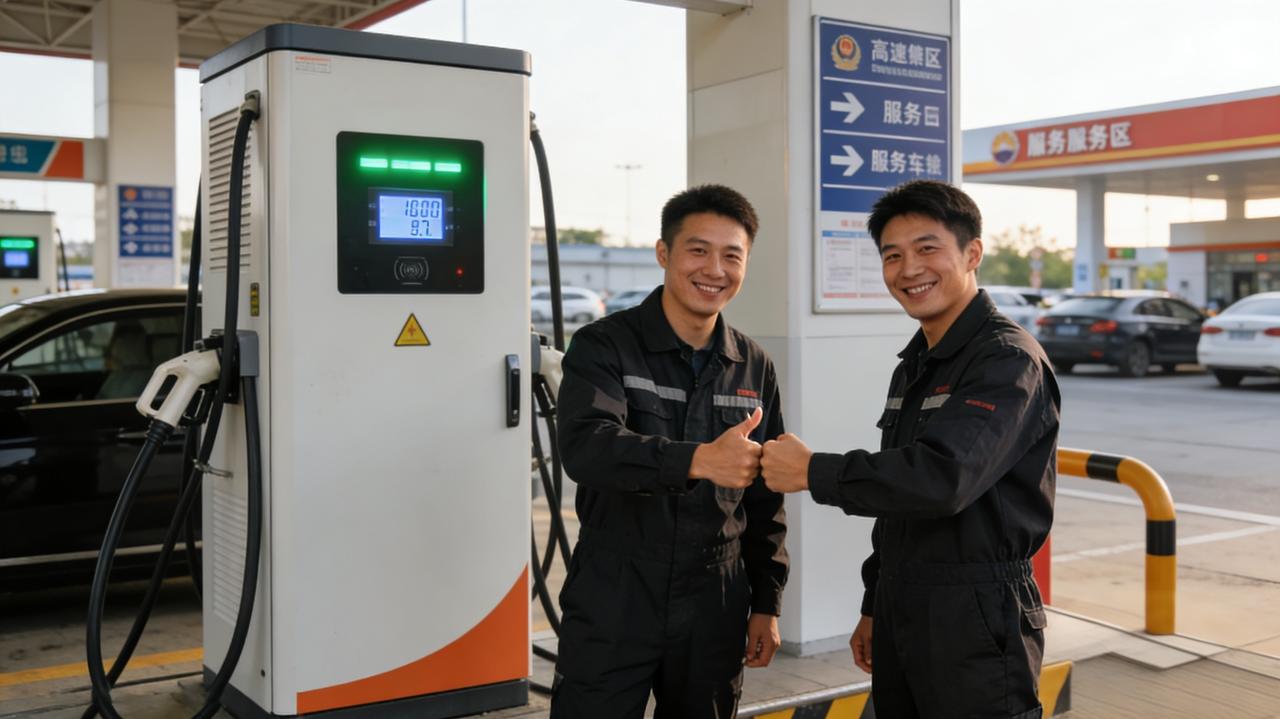 两司机猜拳定充电桩：小事见格局，和气最难得

高速服务区，两位车主争抢同一个充电