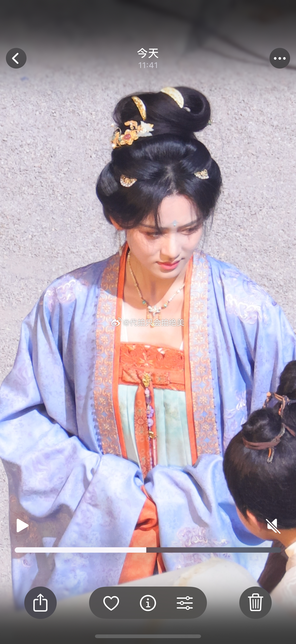 周益如刚刚拍戏精彩美视频周益如 ​​​