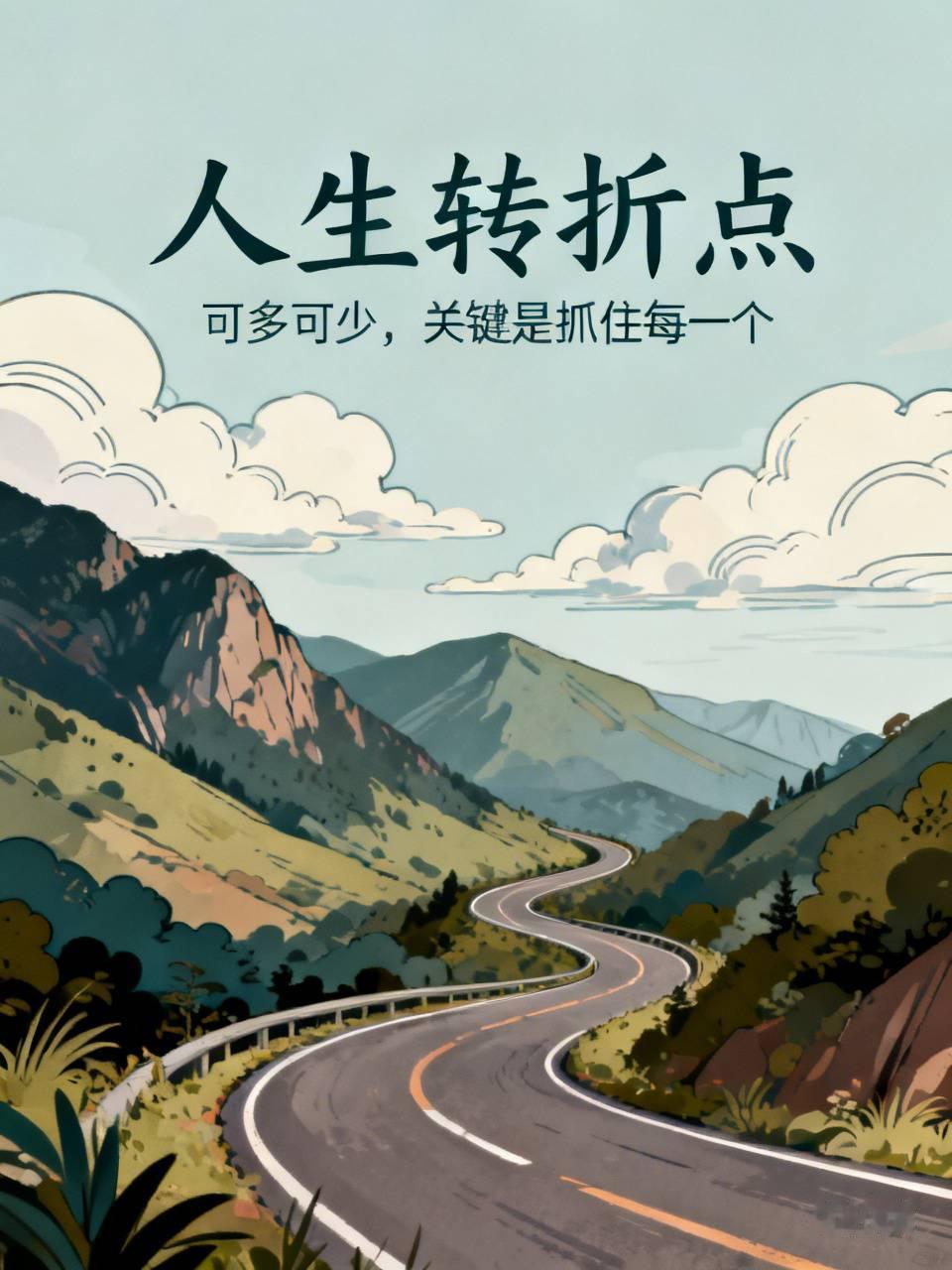 一个人的一生能有多少个转折点，这还真不好说。有人一生平平淡淡，可能两三个转折点就
