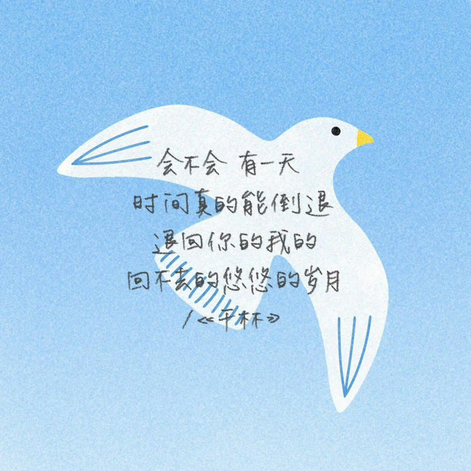 手写文字  朋友圈背景图 ​​​