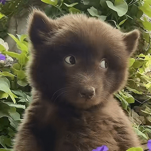 不知道是狗还是熊太可爱了 