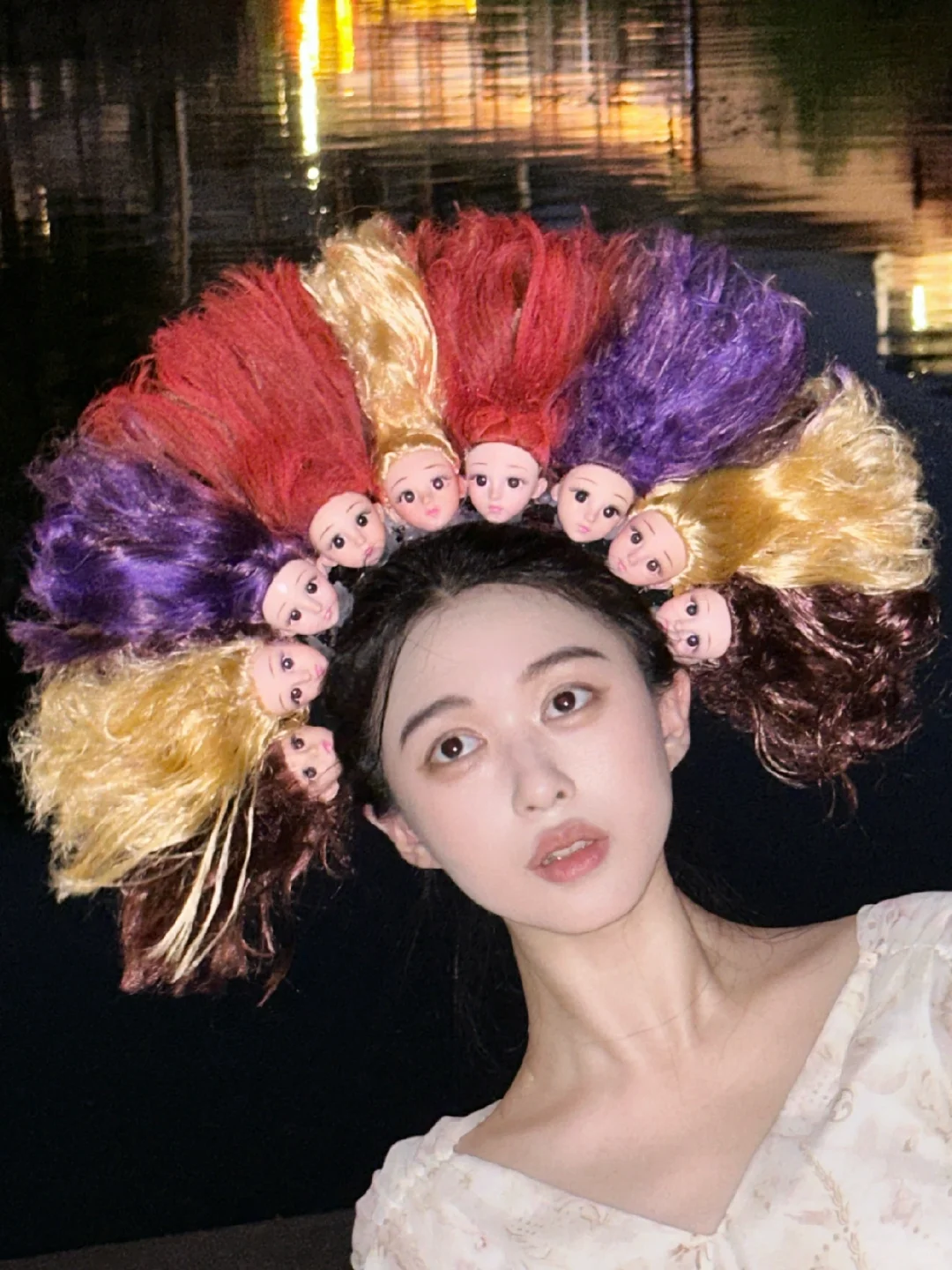 今生簪芭比娃娃，来世漂亮。