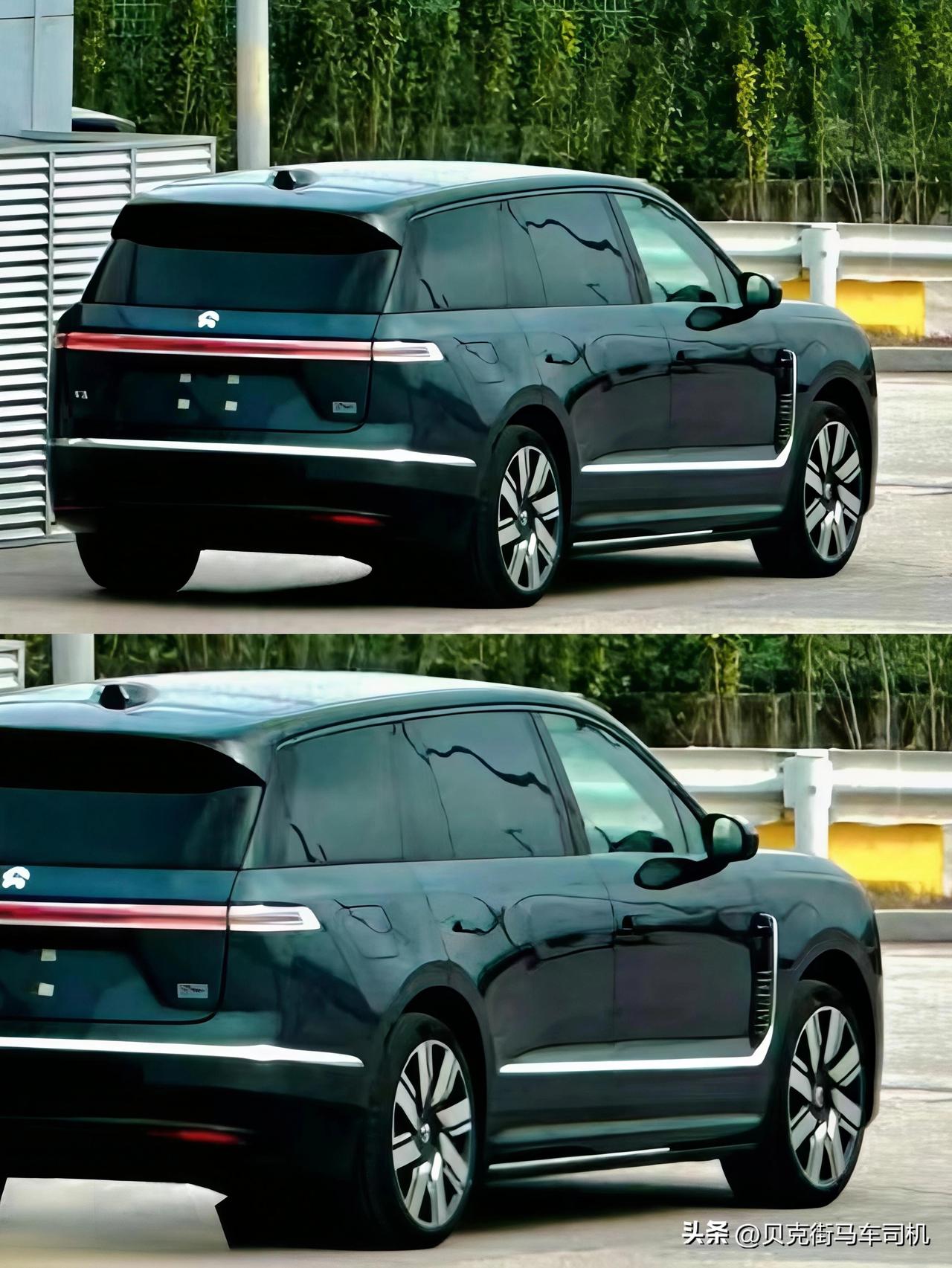 简直是庞然巨物，蔚来ES9实拍图放出。
如果能延续ES8的定价策略，BaaS后卖