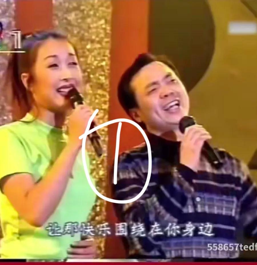 90代经典歌曲，作词者与歌手，合唱同框：
1、祝你平安：刘青、孙悦
2、涛声依旧