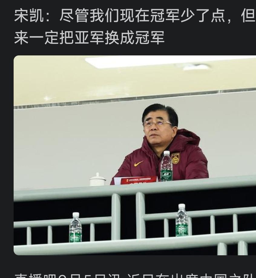 刚有点成绩，足协宋主席又开始飘了[捂脸]五大联赛开启后看看人家技术 战术水银泻地
