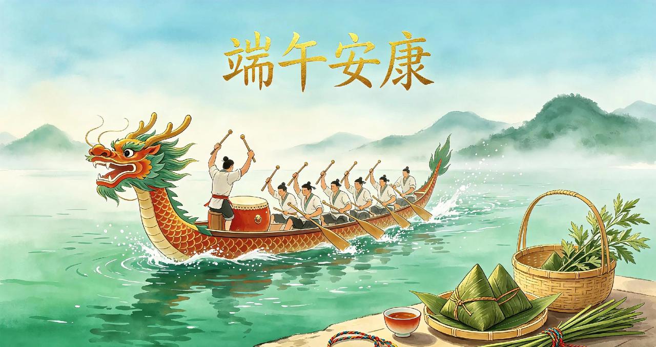 端午安康，岁岁皆安
 
又是一年粽叶飘香，端午伴着清风如约而至。家家户户忙着泡糯