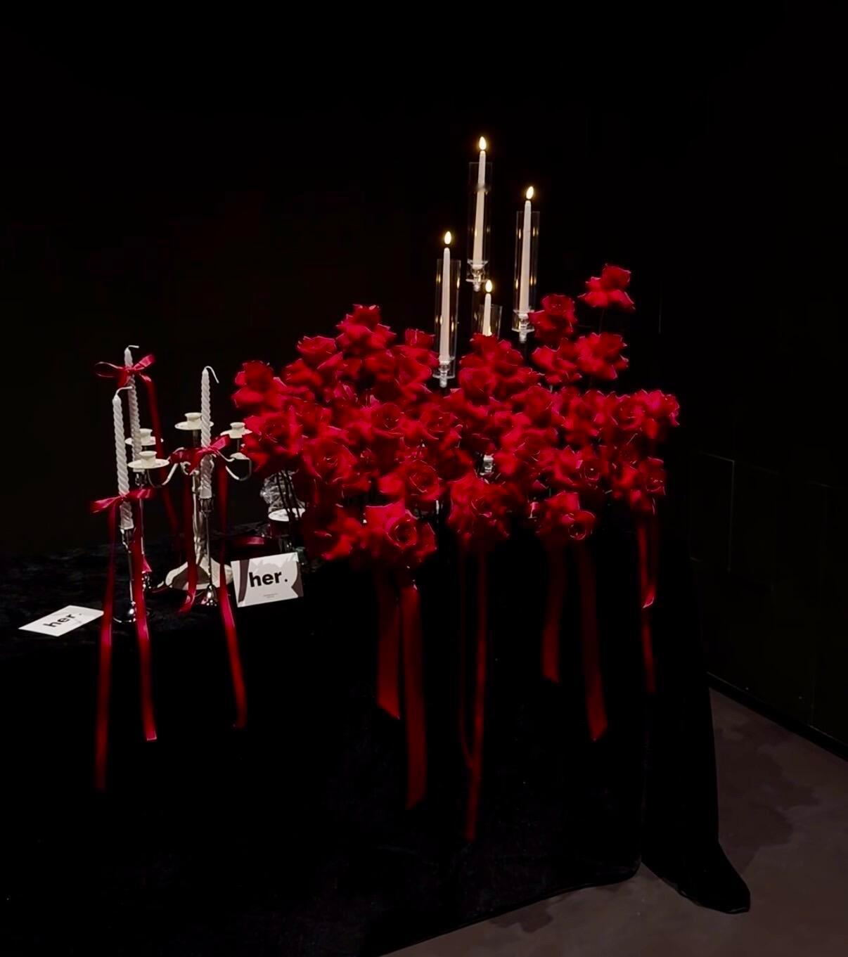 红色系背景图💋血与爱是否一体两面？🖤❤️🍷 