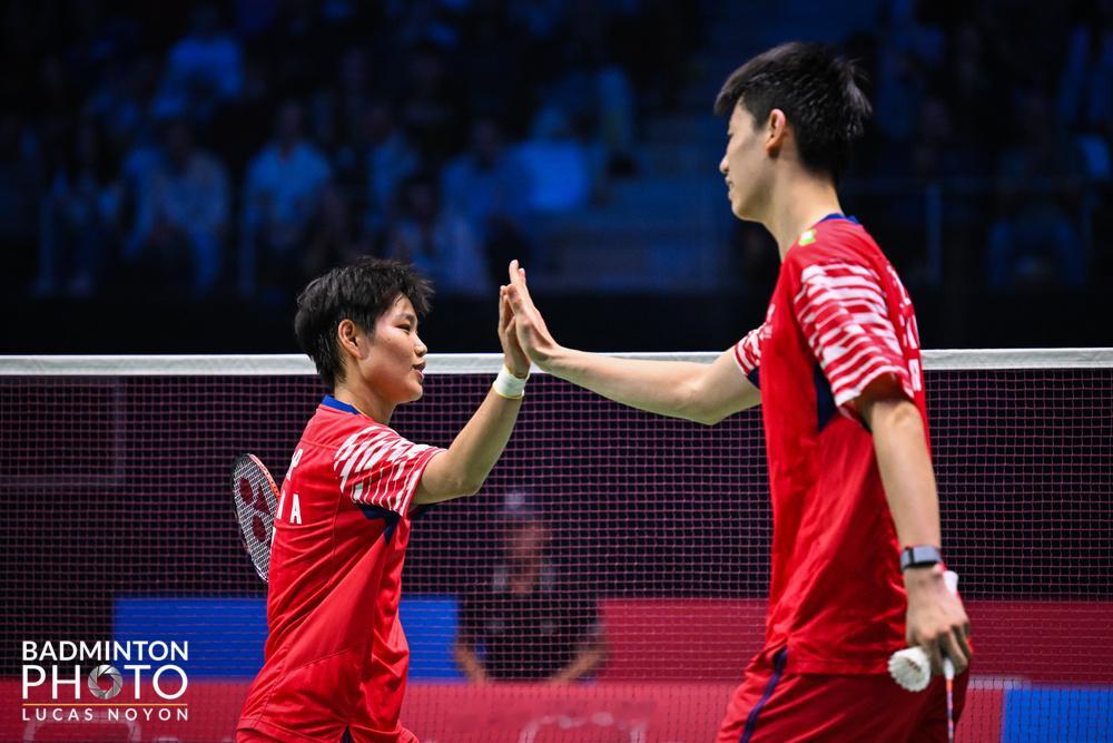 “凤凰”晋级次轮马来西亚公开赛混双首轮：冯彦哲/黄东萍 14-2 黄天启/林秋仙