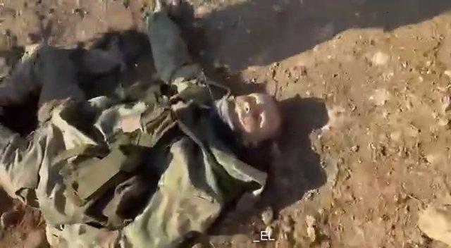 叙利亚代尔祖尔省，HTS部队发现了昨天被库尔德武装伏击的HTS先遣队，库尔德人来