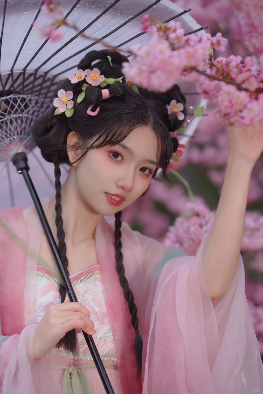 雨天樱花🌸汉服写真|重庆约拍