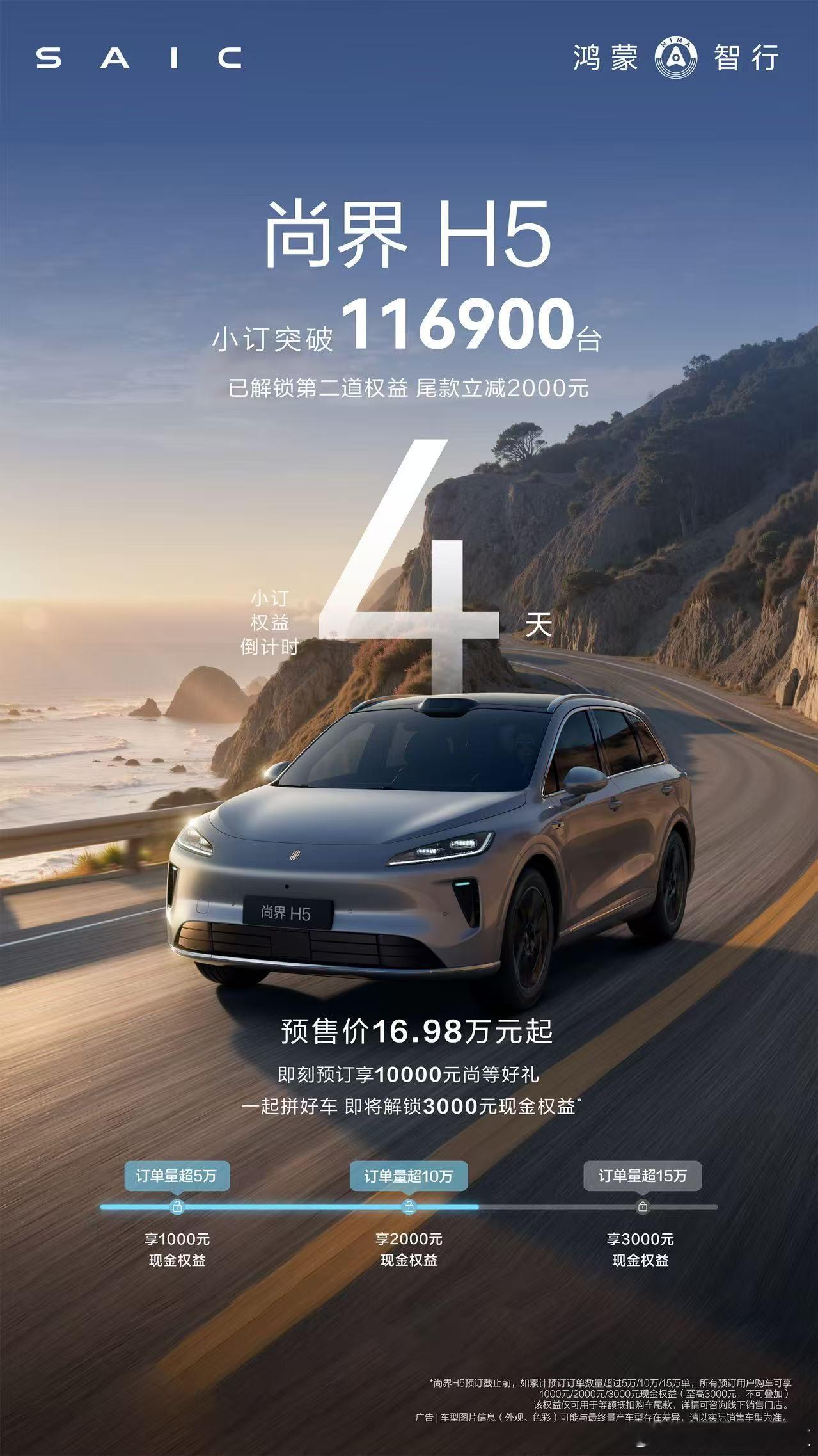 余承东官宣尚界H5发布会9月23日尚界H5发布会来了～20万内华为智驾+鸿蒙座舱