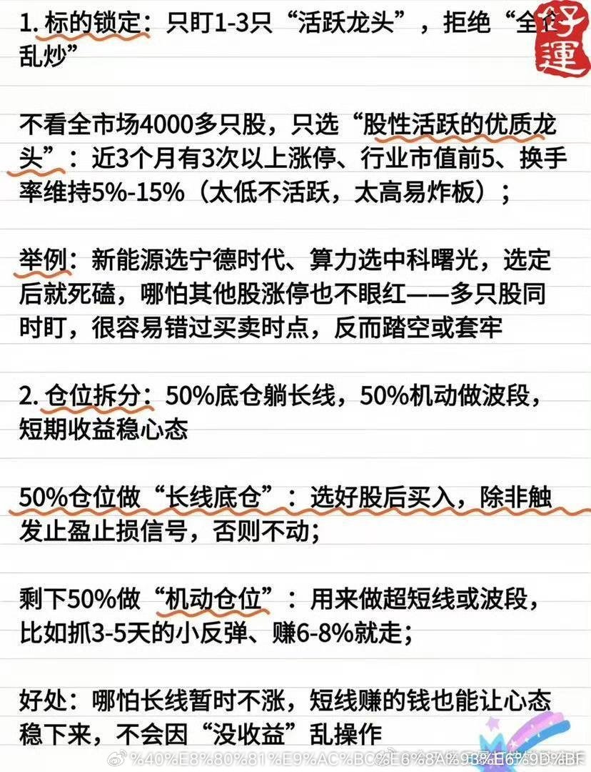 陈小群胜率90%的操作手法！控制好仓位、做好波段和短线长线！您会吗？ 