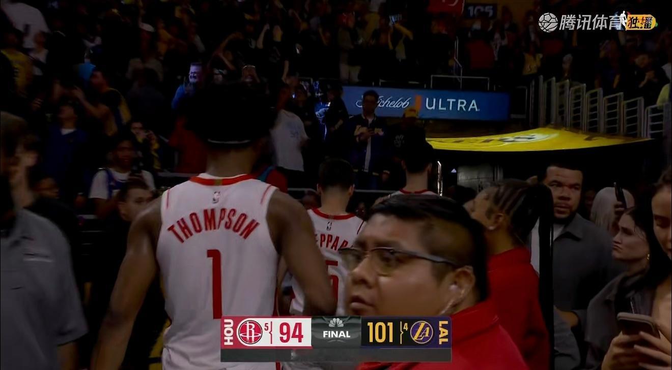 湖人101:94战胜火箭！大比分2-0领先！！！湖人2比0火箭火箭vs湖人