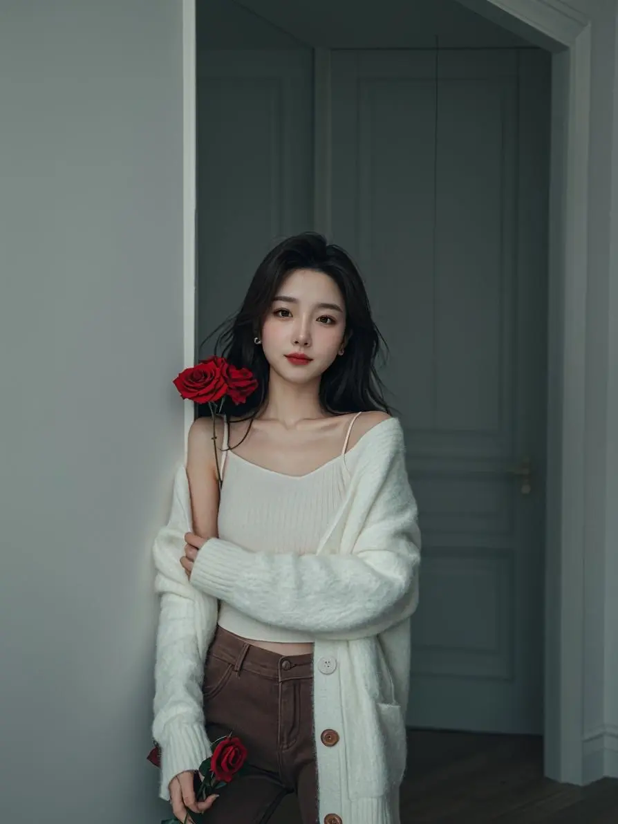 AI玫瑰冷美人 ai 写真 原来ai可以这么美 高级感