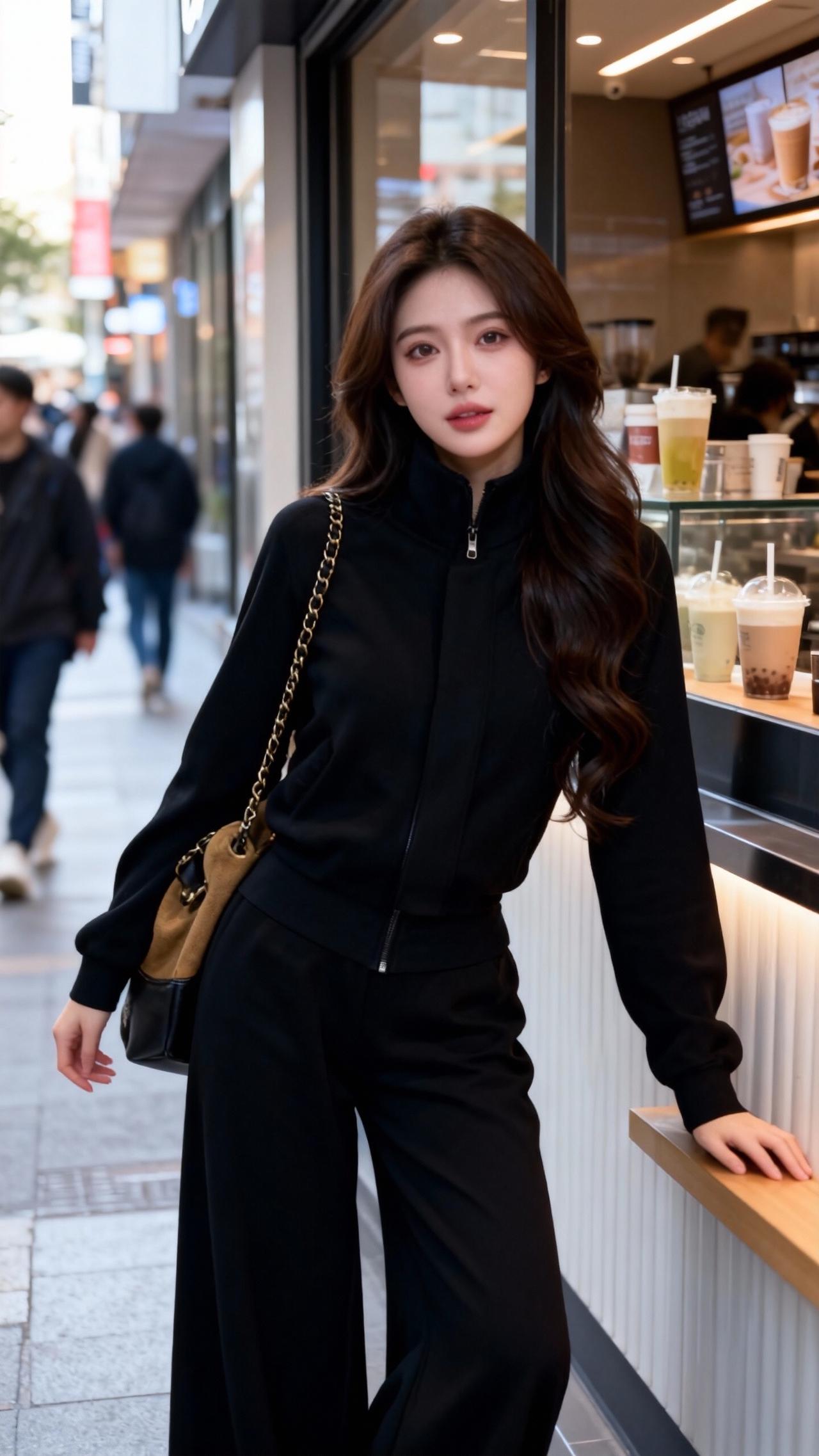 显瘦运动套装穿搭ootd 韩系穿搭 轻熟风