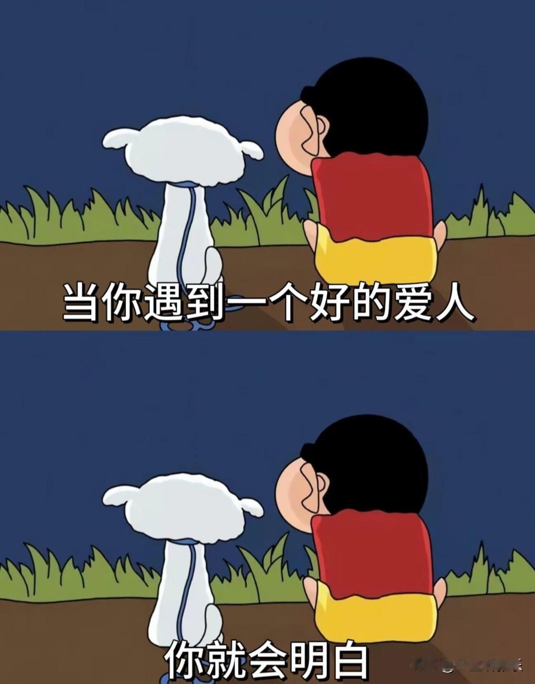 当你遇到一个好的爱人，
你就会明白。
 
爱不是消耗，不是拉扯，
更不是让你独自