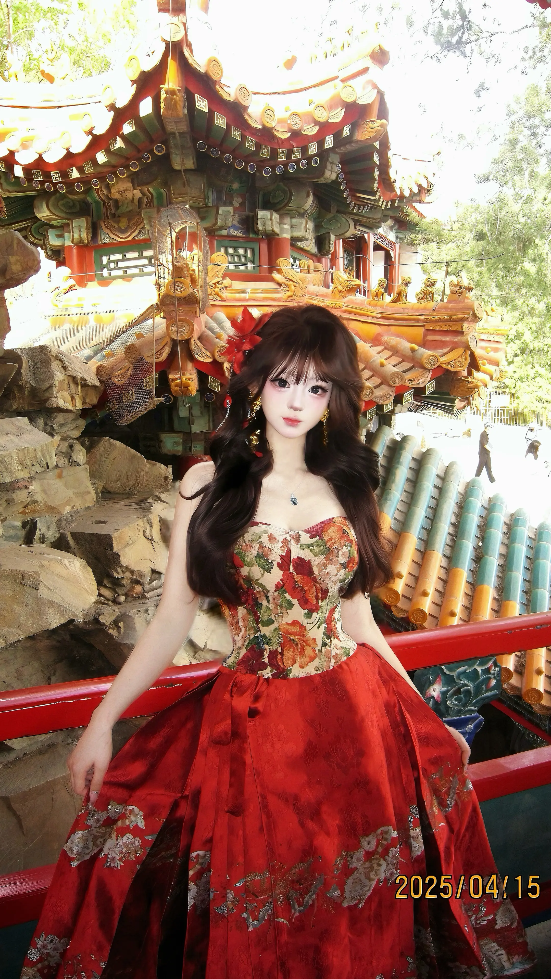 舟行碧波上 人在画中游画中游