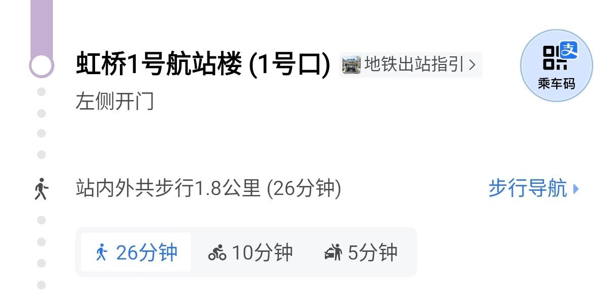酒店距离最近的地铁站居然也要1.8公里啊啊啊啊🙉 
