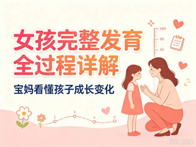 女孩完整发育全过程详解，宝妈看懂孩子成长变化