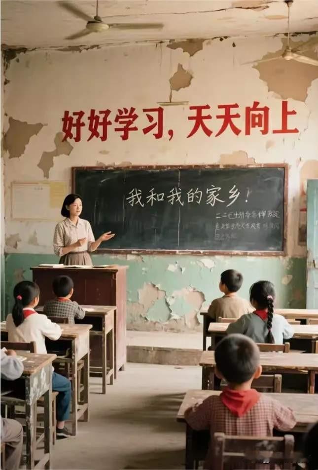 一辈子扎根黄土深山，一生清贫，半生讲台。
      当年山里没有好教室，没有好