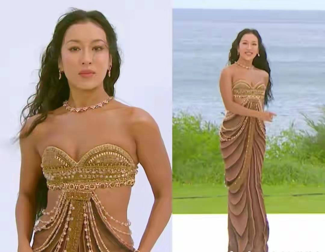 三亚这一天，吉克隽逸像美人鱼，程潇秀好身材，白举纲造型看不懂 ​​​