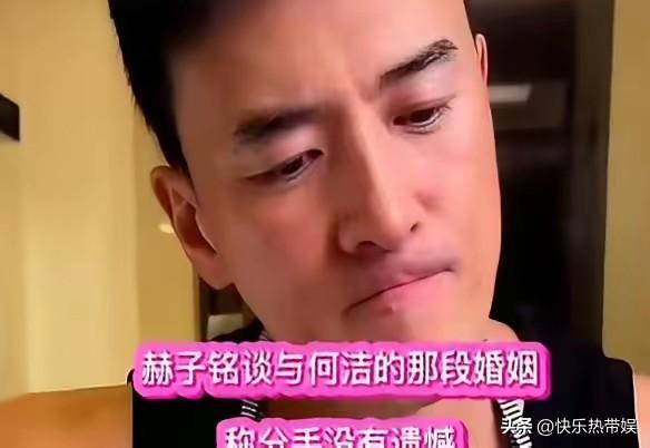 原来赫子铭不谈当年与何洁离婚的细节，还有抚养问题，是因为当时被要求签了保密协议，