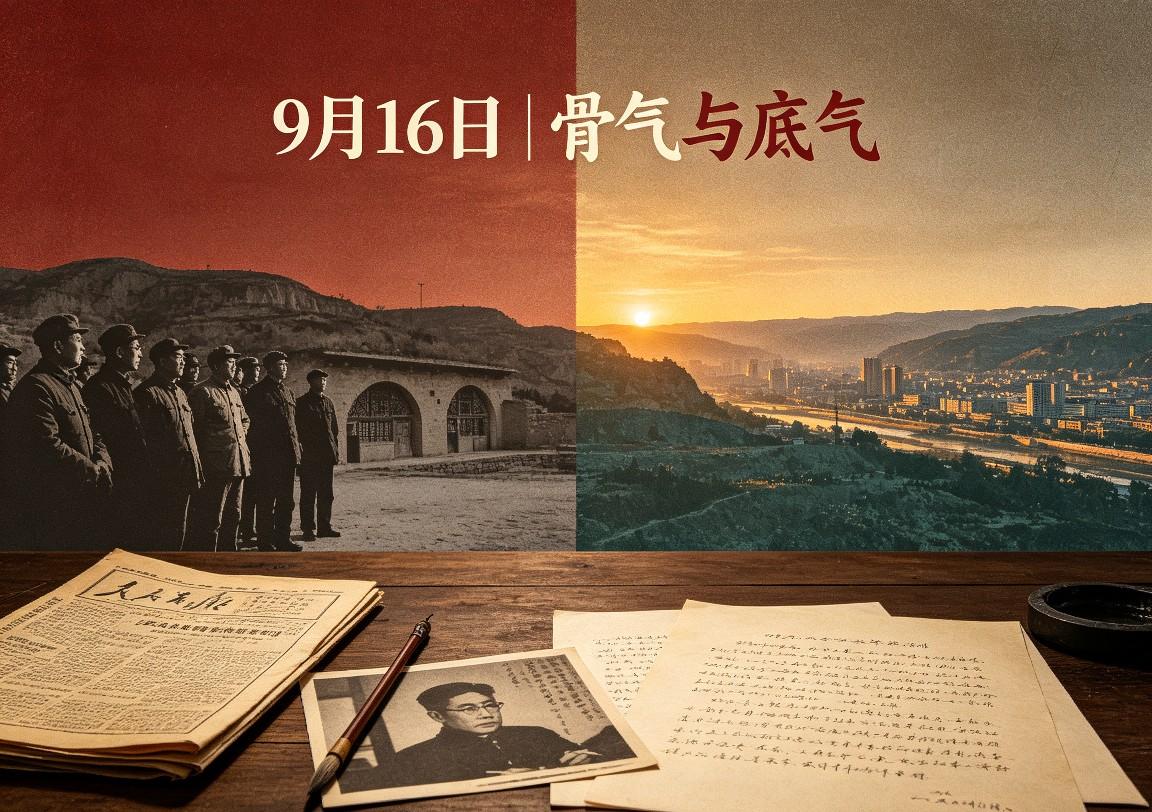 9月16日：两句经典论断，读懂中国人的骨气与底气
 
百年党史，总有一些日子，寥