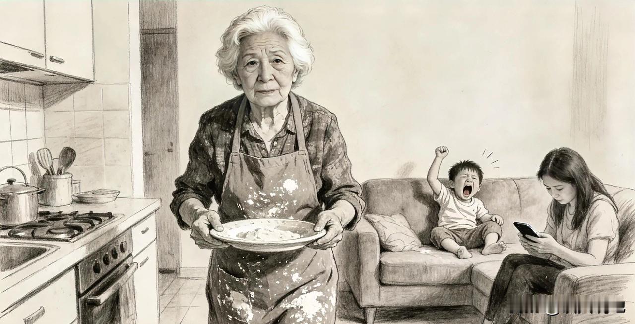  一位退休老人说:
“儿女再孝顺，日子再舒心，一旦天天围着孙辈转，包揽所有家务，