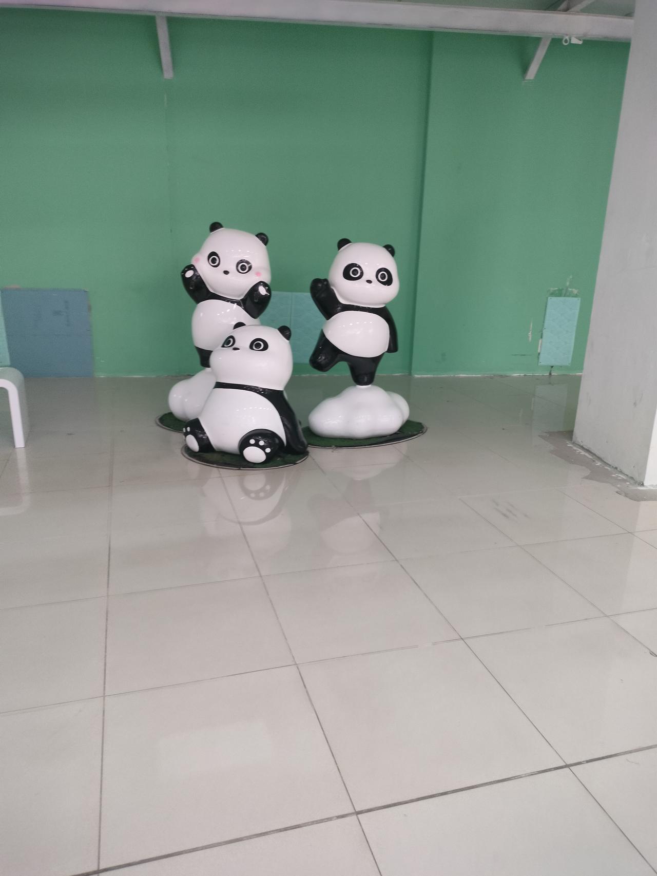 你问我答拍到了三只可爱的小熊猫，倍儿精神，但是我觉得熊猫只有胖胖的才憨态可掬，是
