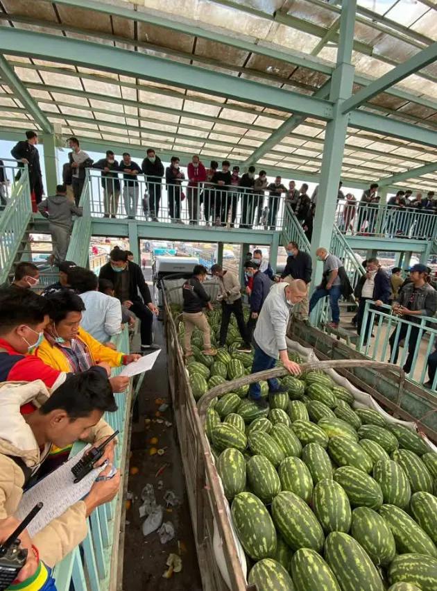 从水果交易商处了解到，缅甸国内种植产出的季节性水果，目前仅能依赖国内市场出售。