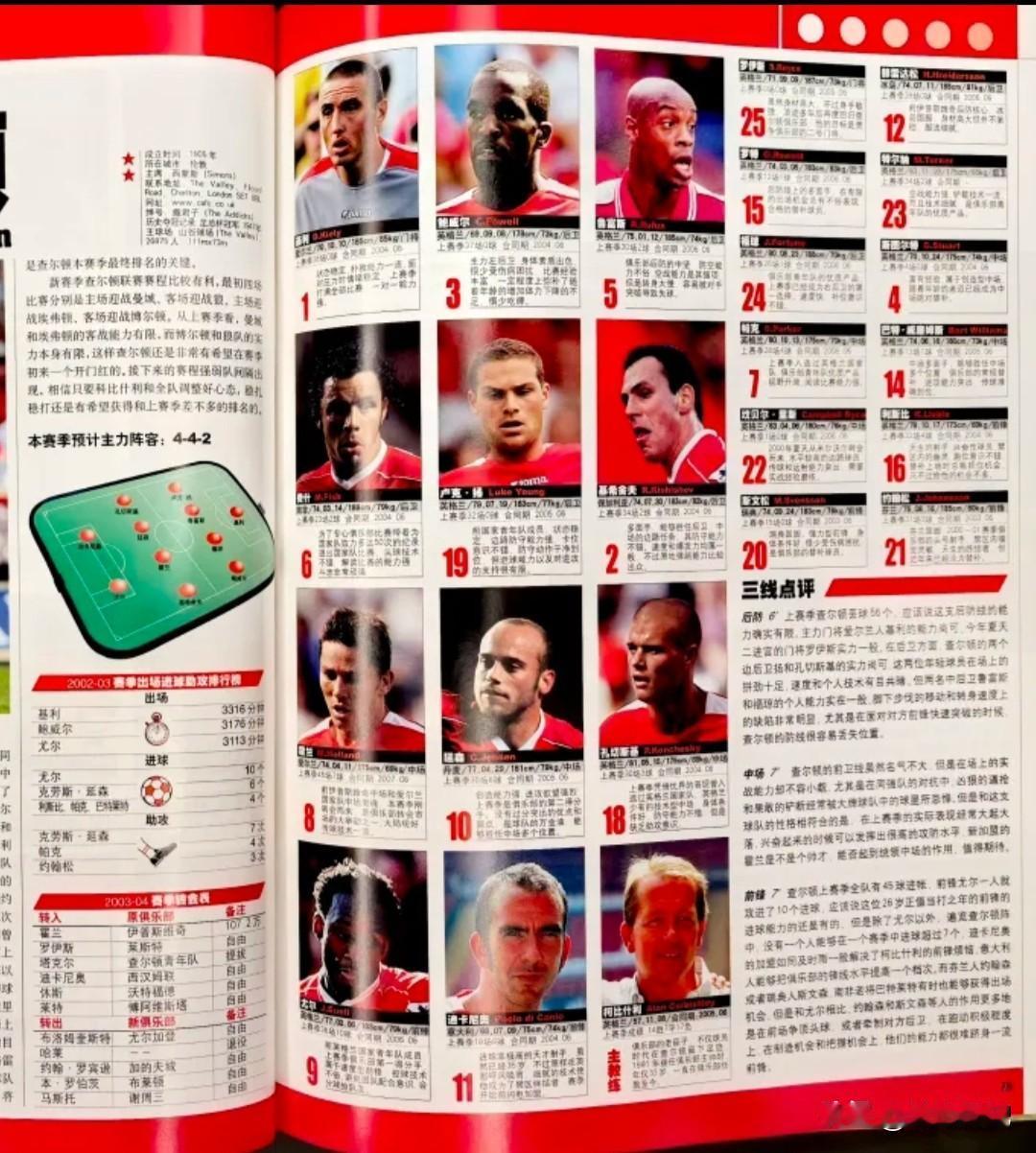 查尔顿队在英超也是时常充当鱼腩球队，2003/04赛季，英超各队补强之机，查尔顿