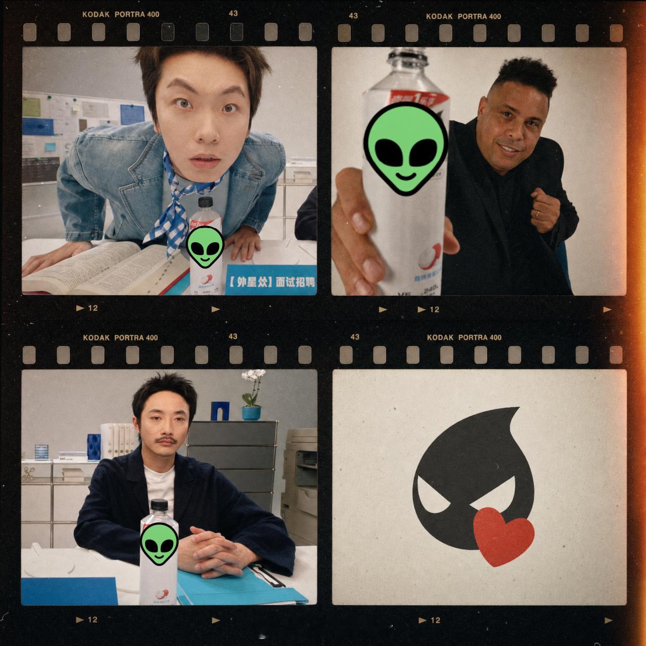 申请把这组外星𠈌的人生四格加入收藏列表！这胶片风小表情也太好看了吧，每个人都奇