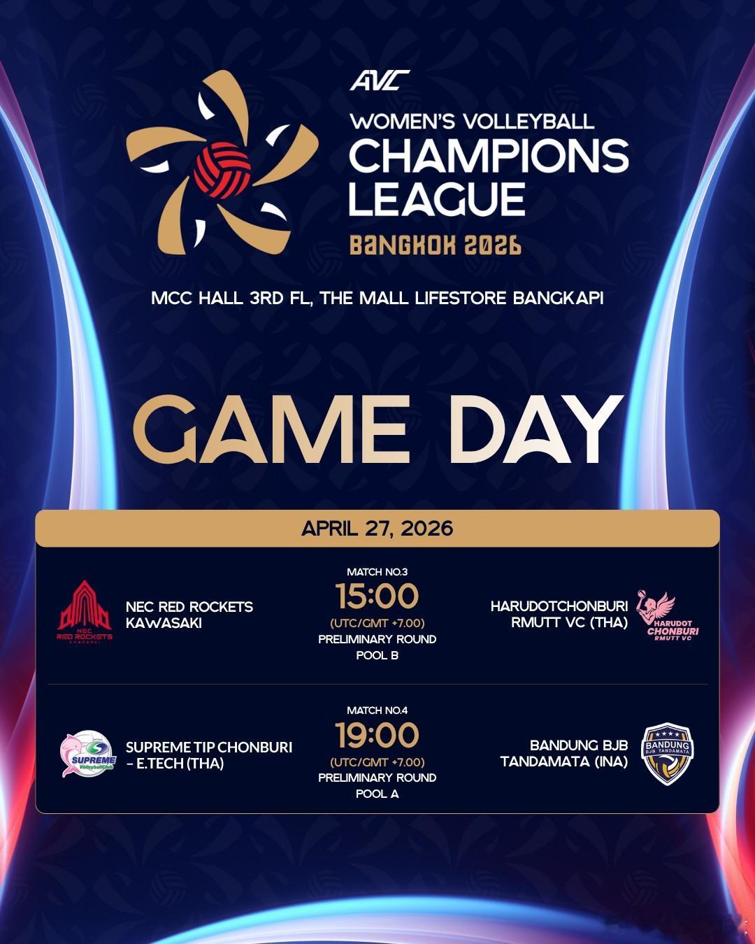 国际排坛动态 今天将进行2026年亚冠女排联赛的另外两场1/4较量，来自日本的劲