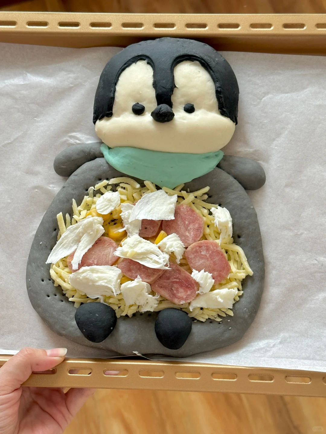 胖嘟嘟企鹅披萨🍕～