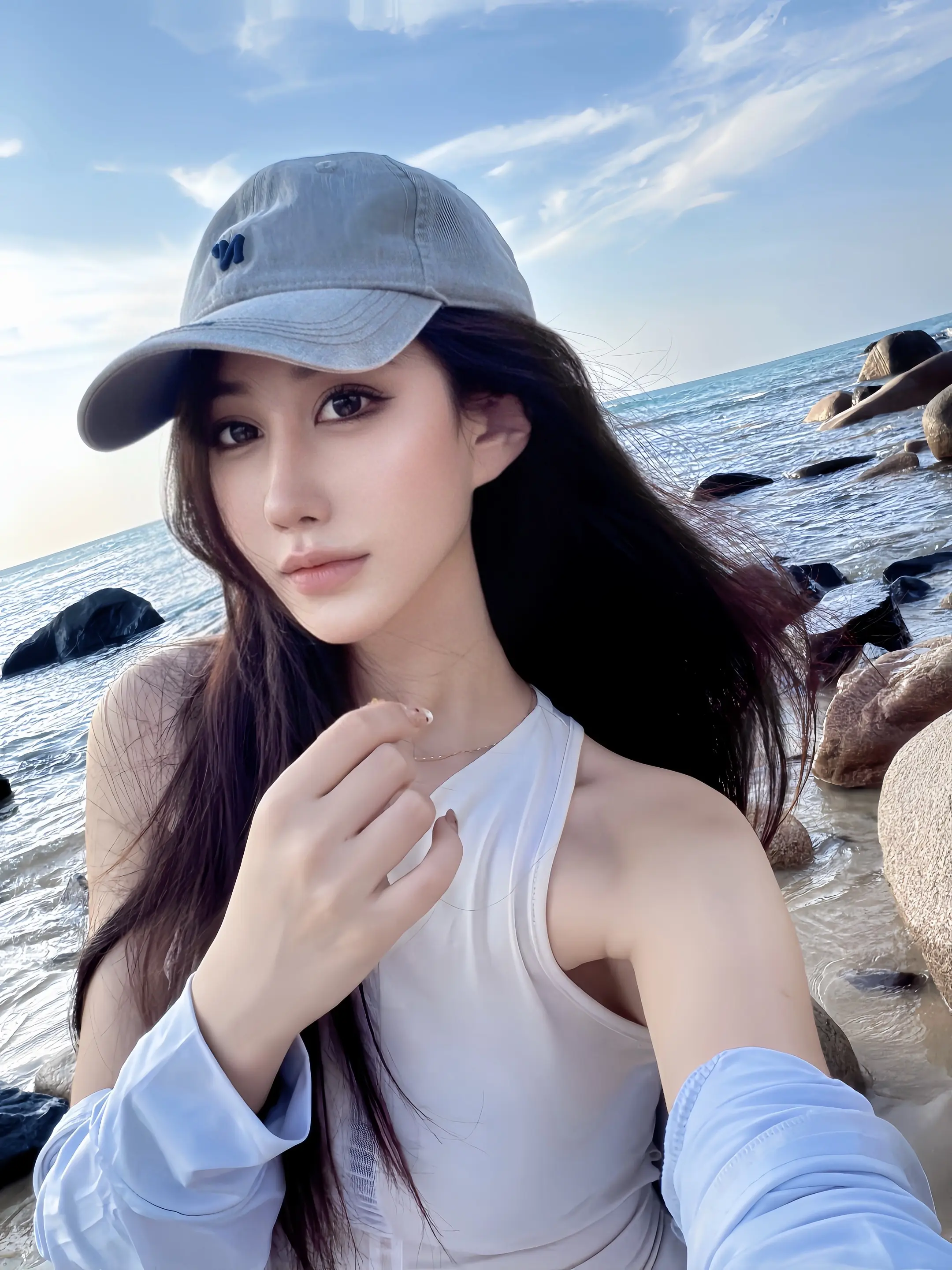 海风咸咸的，我也闲闲的·͜· ‘’🩵💙