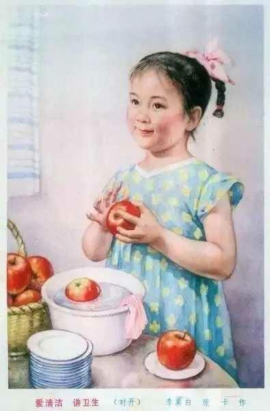 建国初期的老年画。这就是中国风遇见艺术