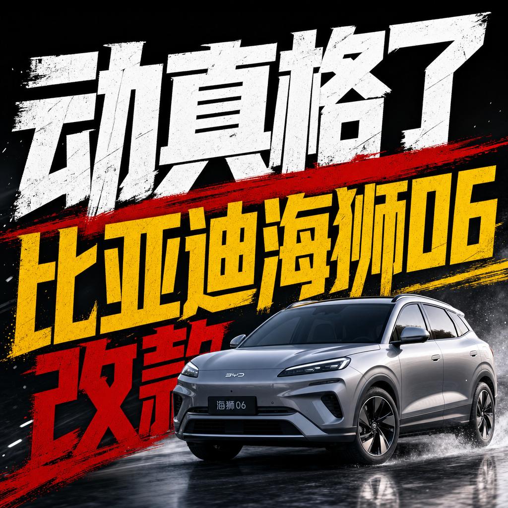 比亚迪海狮06 DM-i改款：续航智驾双突破划定新分水岭
动真格了，比亚迪海狮0
