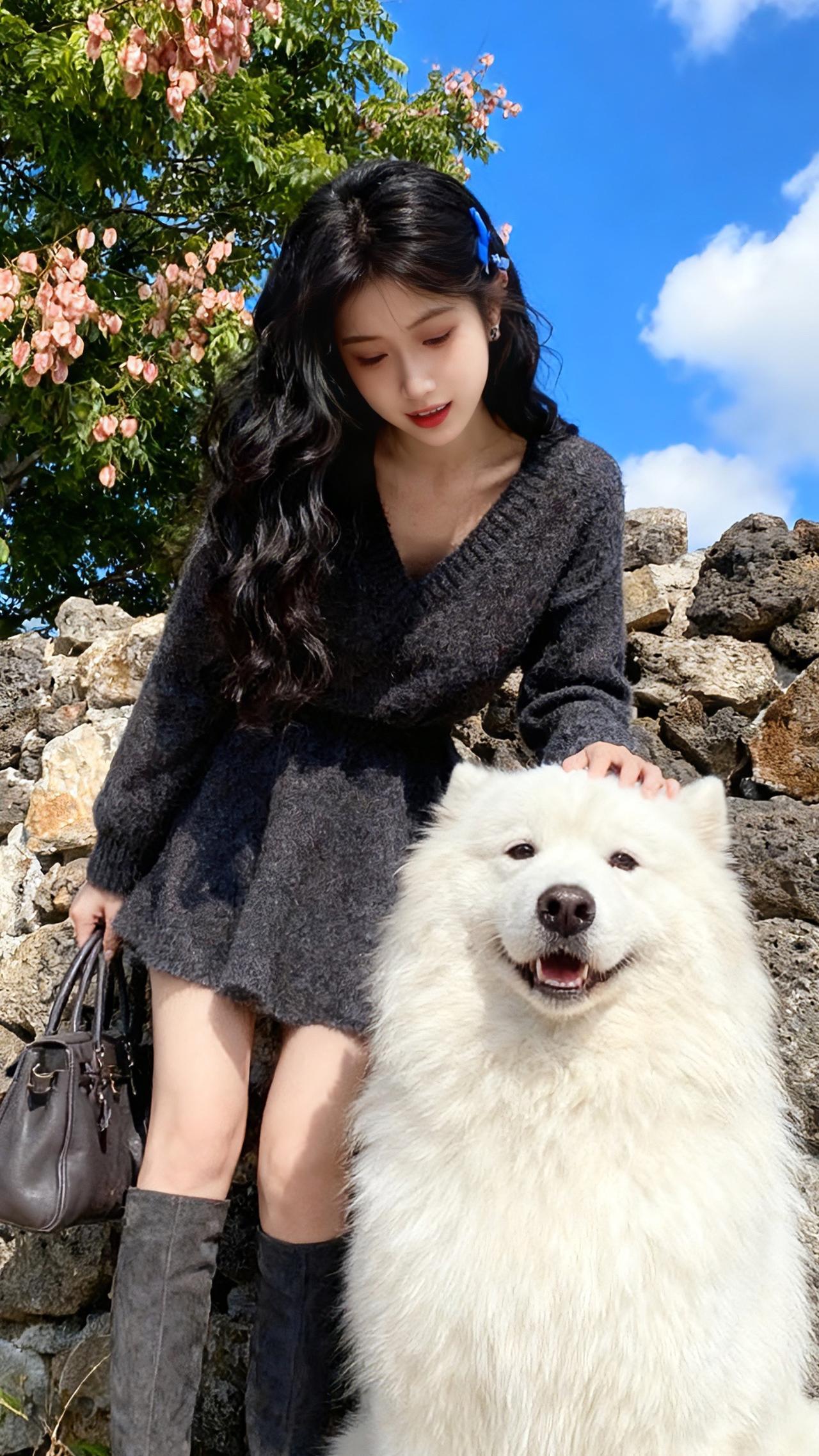 不是只有亮色才配得上好天气，这条针织裙把“慵懒精致”穿成了日常。美爆了