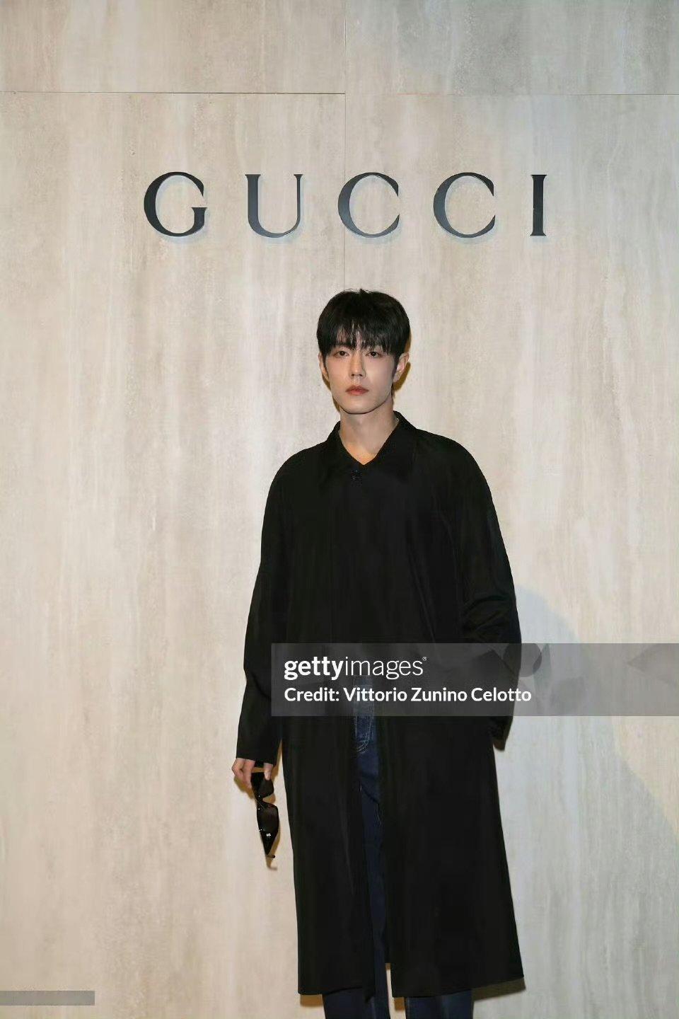 肖战gucci米兰时装周G社生图肖战gucci米兰时装周G社生图 