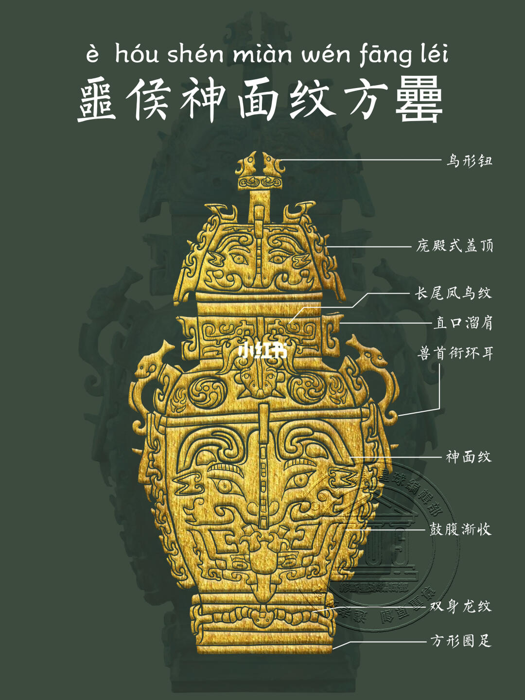 【噩侯神面纹方罍】噩国虽灭，“鄂”名永存