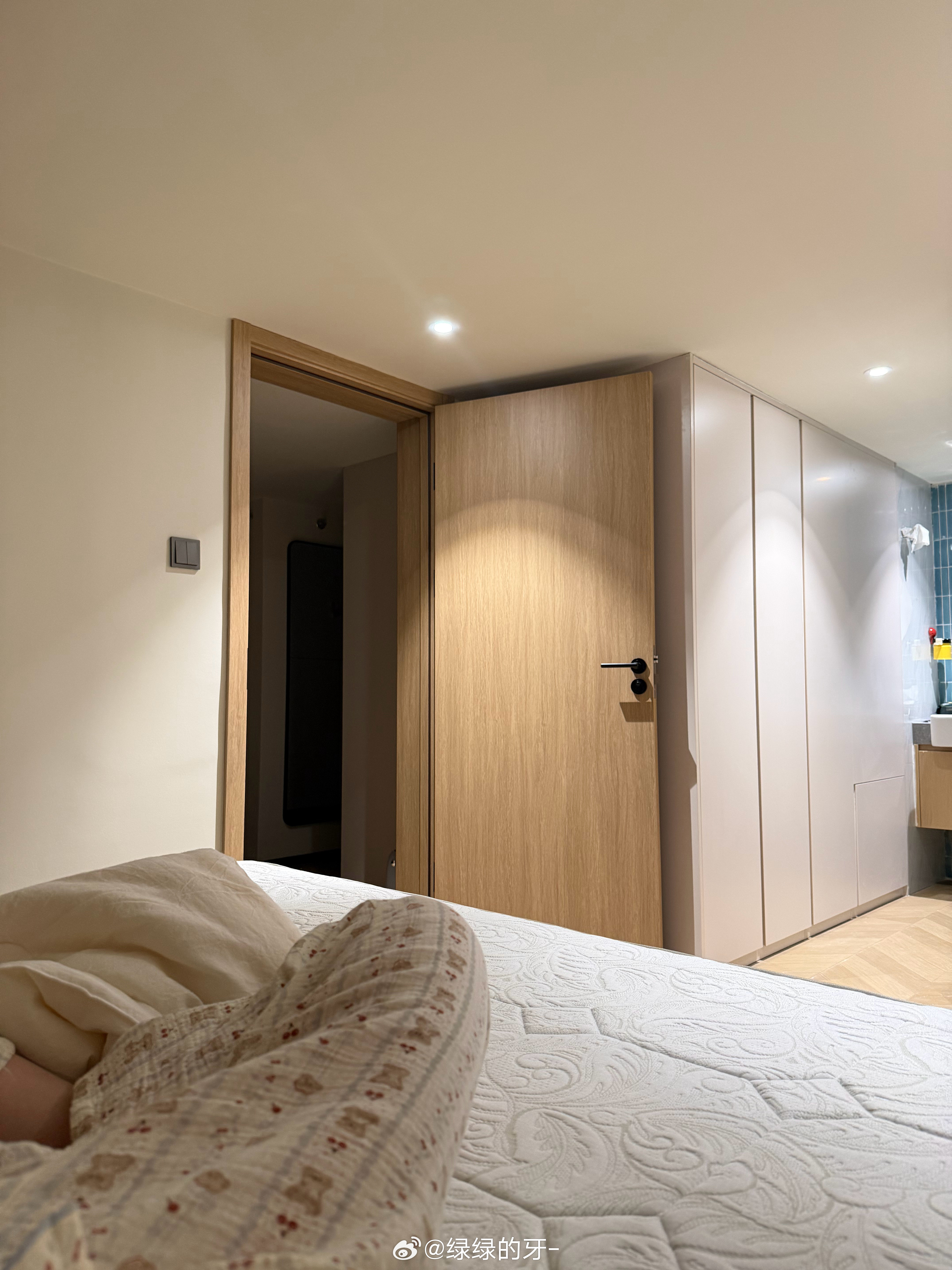 被套又忘记带就这么睡 