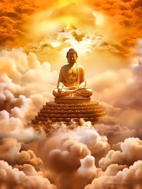 佛是众生之父，用慈爱的心对待每一个人！我们也应该像佛一样，心中拥有大爱，心怀慈悲