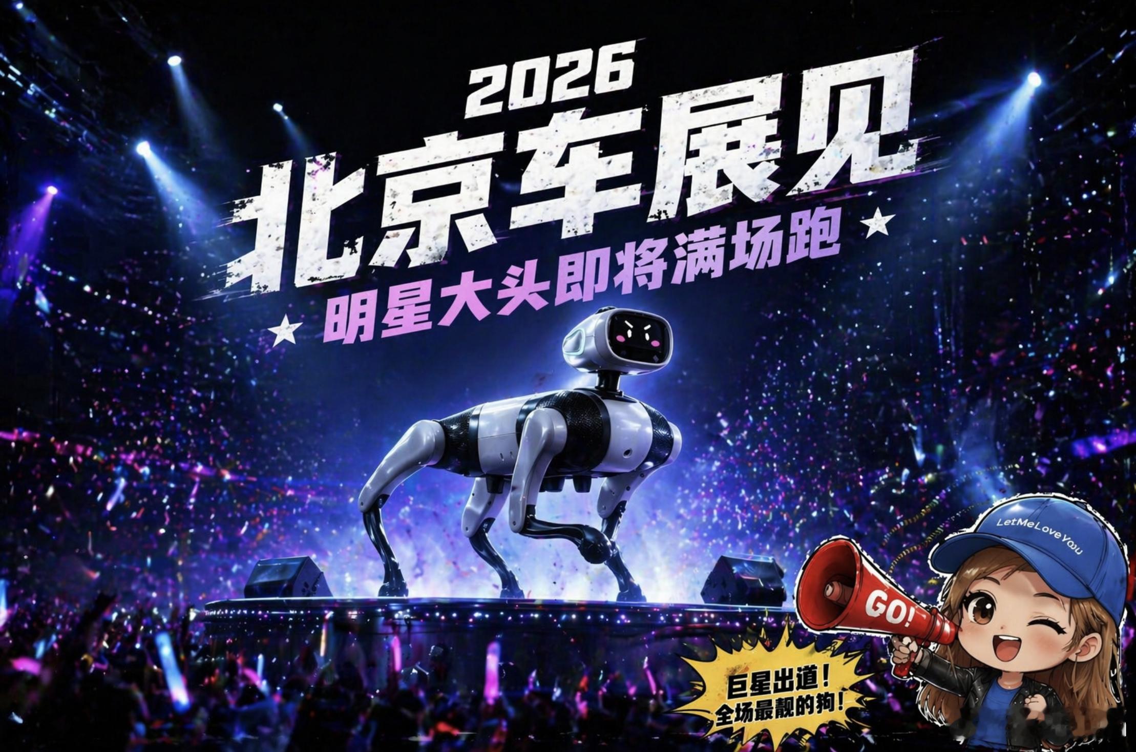 欢迎大家明天来车展搓狗呀。我带着大头在地平线展台 show walkLocati