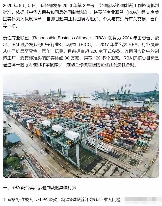 美国难受了！中国制裁美国RBA！近日，美国将洽洽瓜子，思念水饺等43家中国实体纳