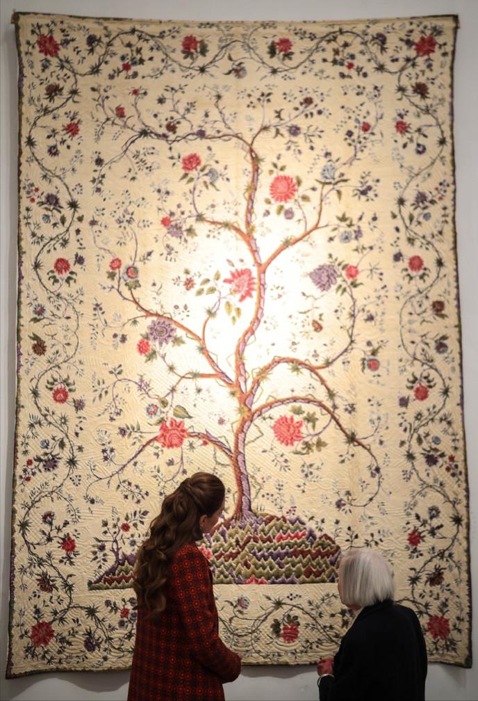 2月3日，凯特王妃在威尔士兰彼得访问威尔士被褥中心！
这家被褥中心，展示出来的布