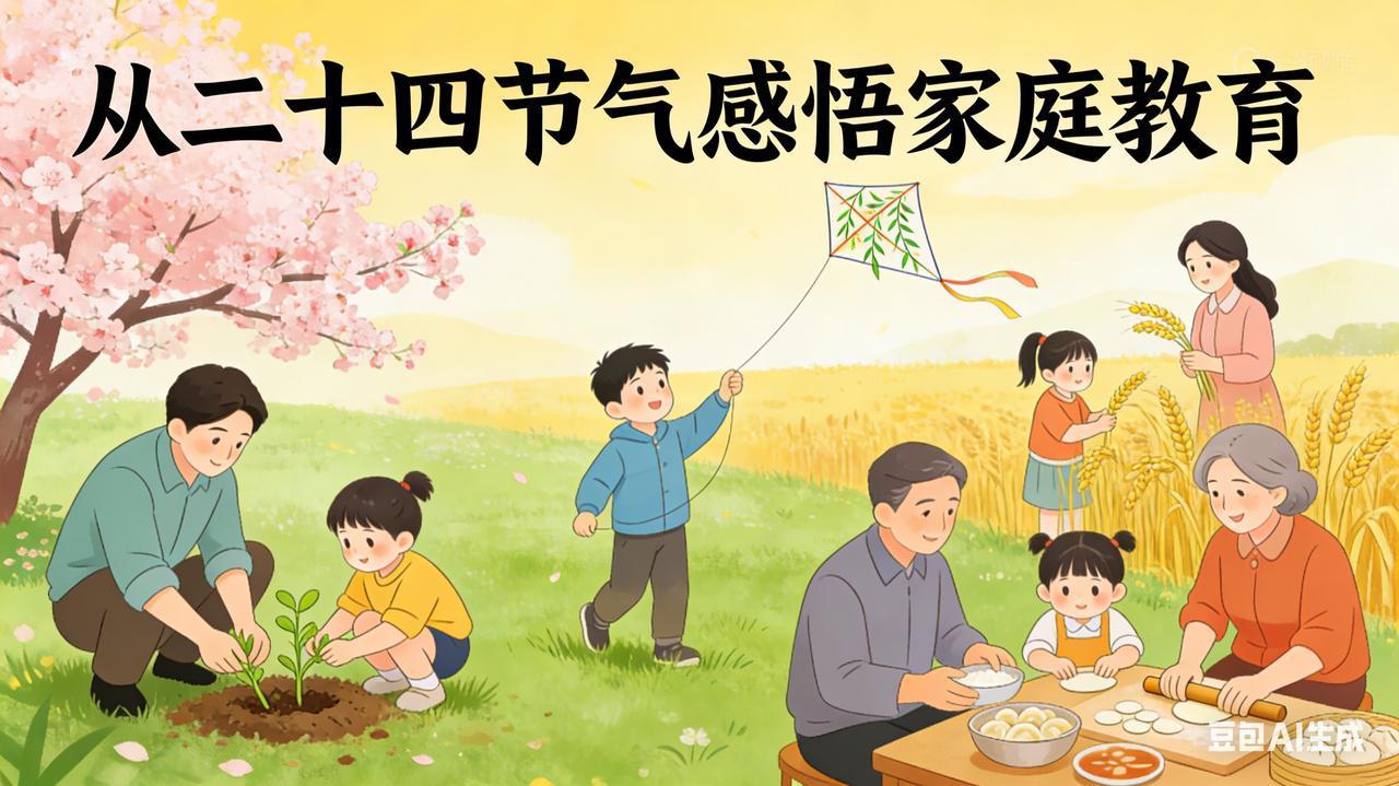 从二十四节气感悟家庭教育
1. 立春：“春江水暖鸭先知”，为孩子营造温暖且充满生