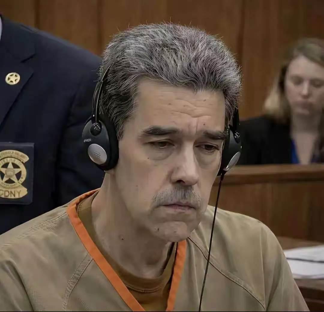 不看不知道，一看吓了一跳，马杜罗在美国监狱只呆了个把月，至少瘦了五六十斤，把马杜