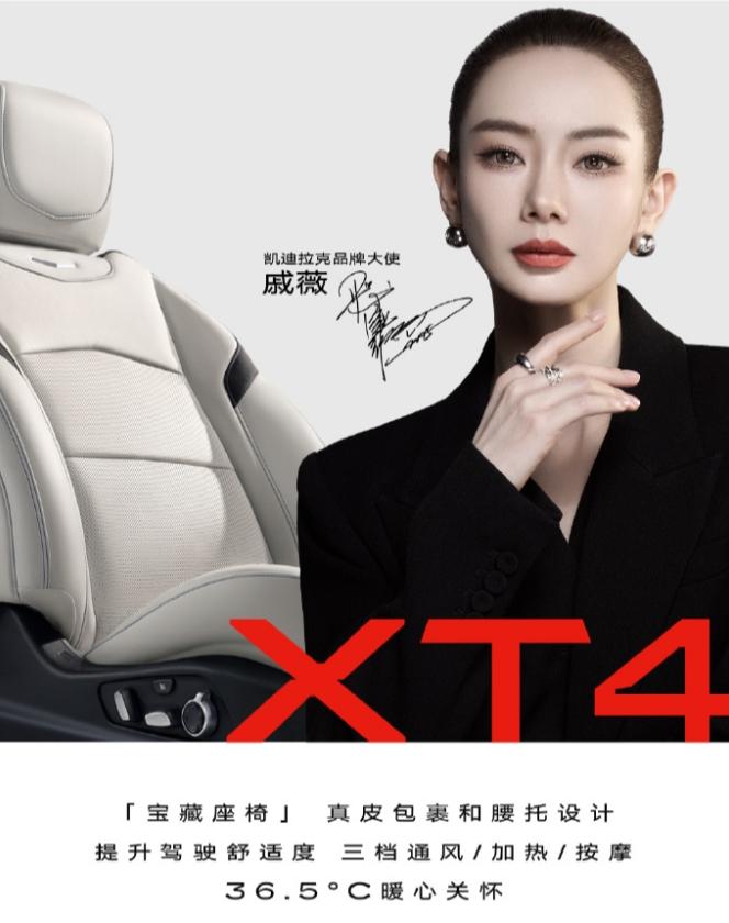 汽车代言好像也没有粉丝吹得那么牛
戚薇也拿到汽车代言了，凯迪拉克品牌大使，人家这