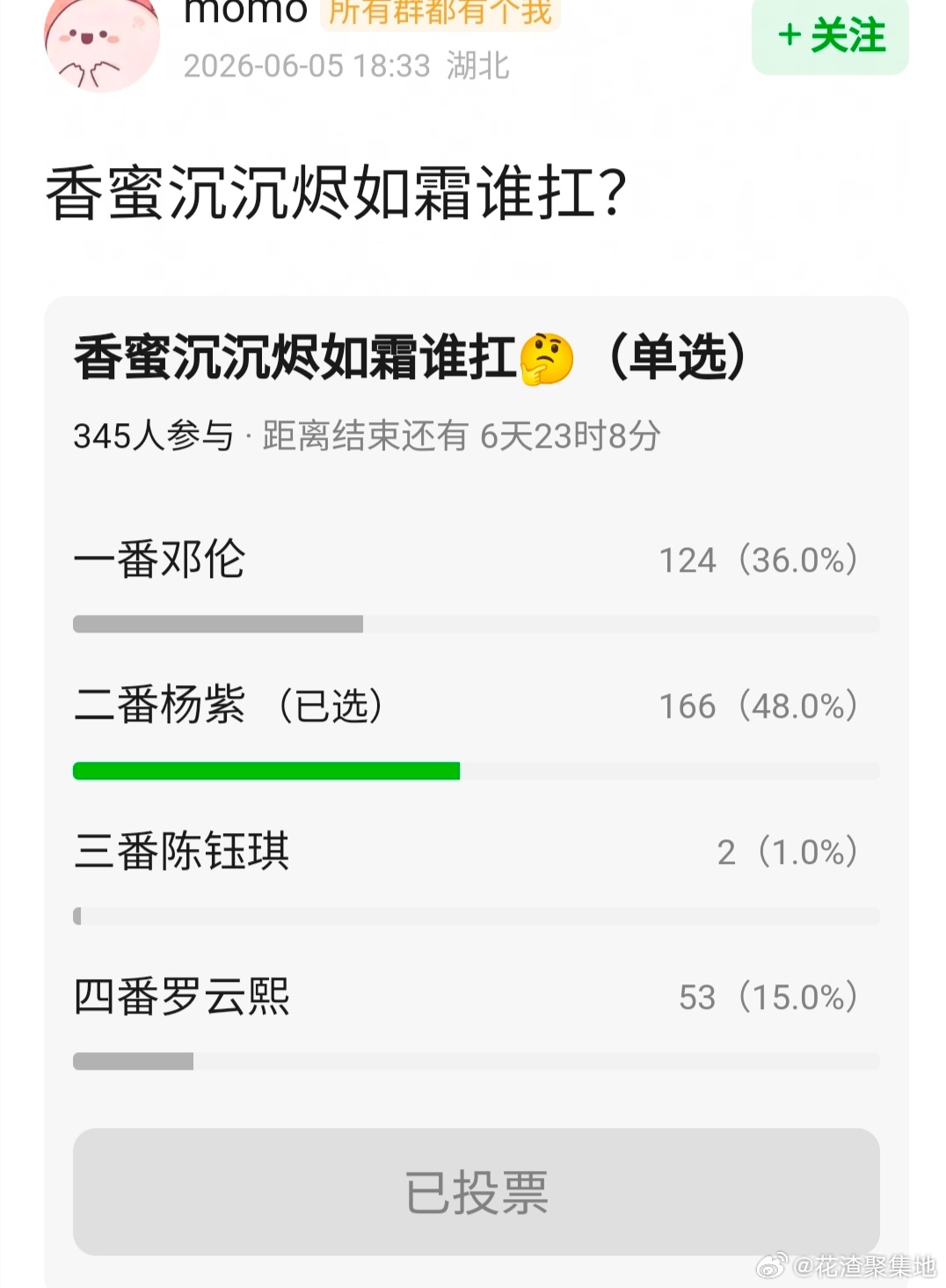 香蜜沉沉烬如霜一番不是杨紫吗？