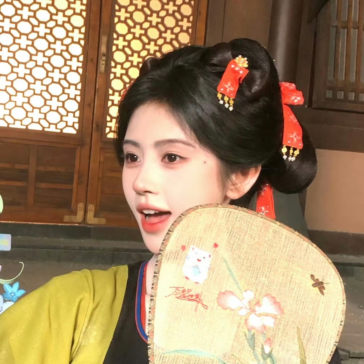 鞠婧祎苏绿夏 好萌的牙牙嘻嘻嘻 兔兔🐰 